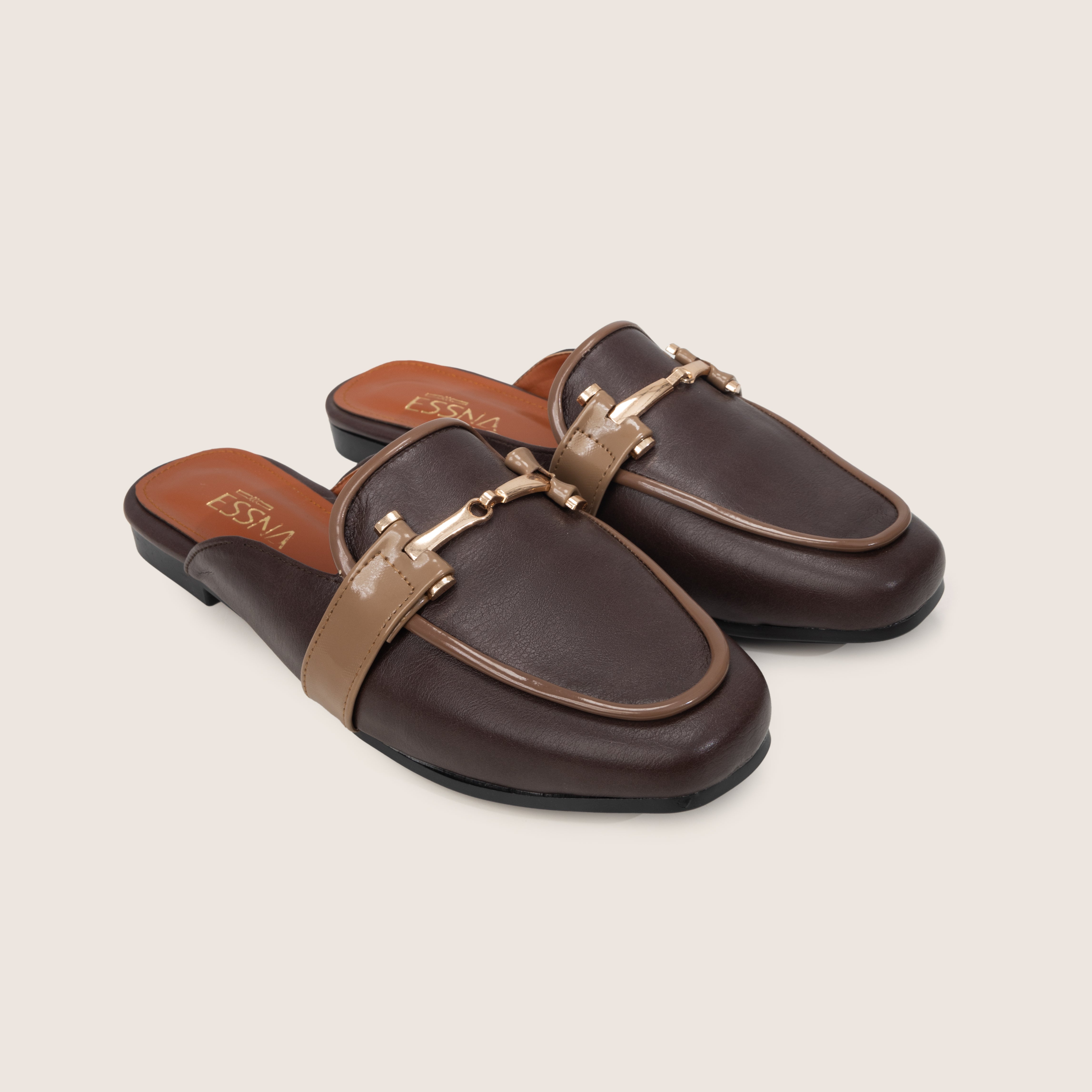 Selene Mules in Brown