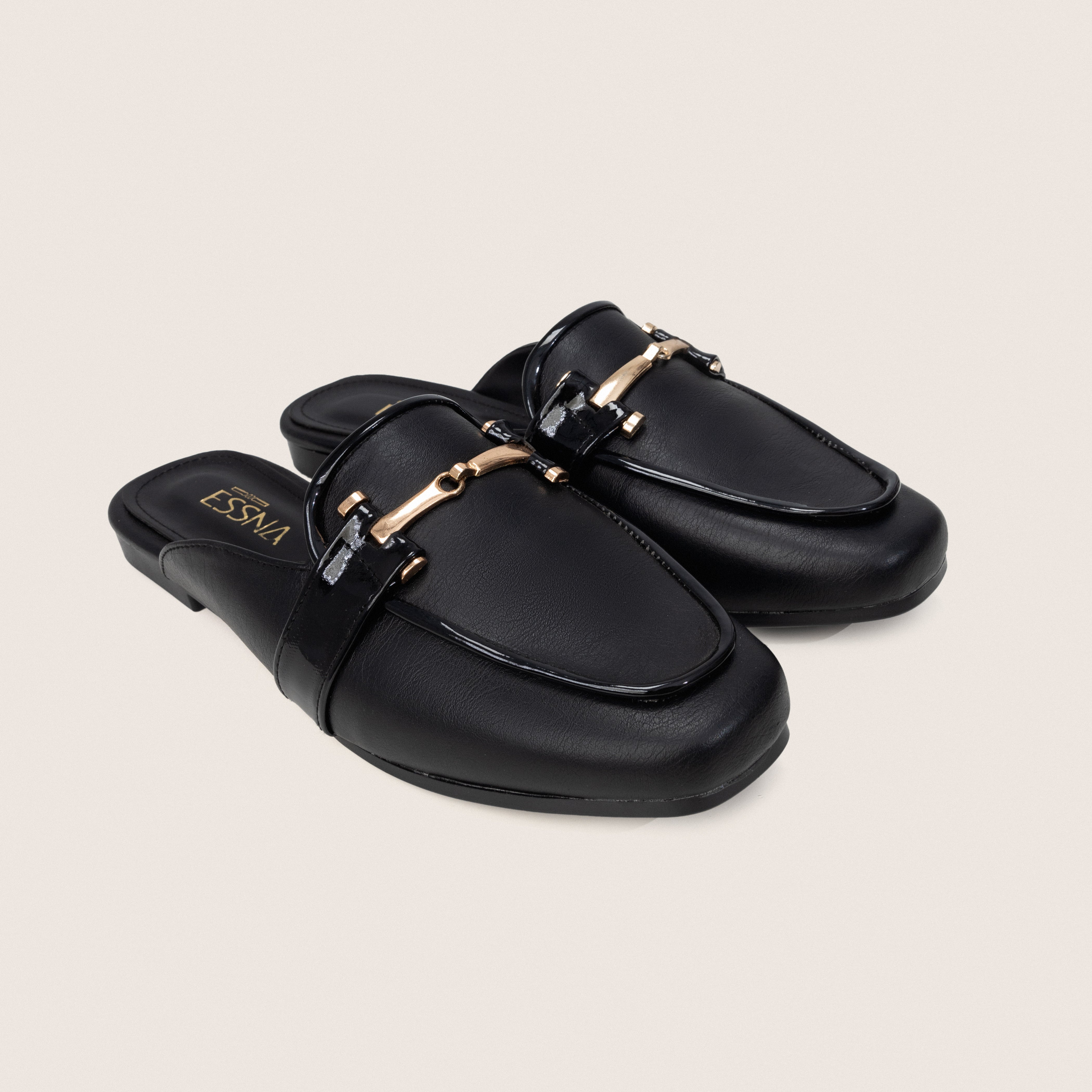 Selene Mules in Black