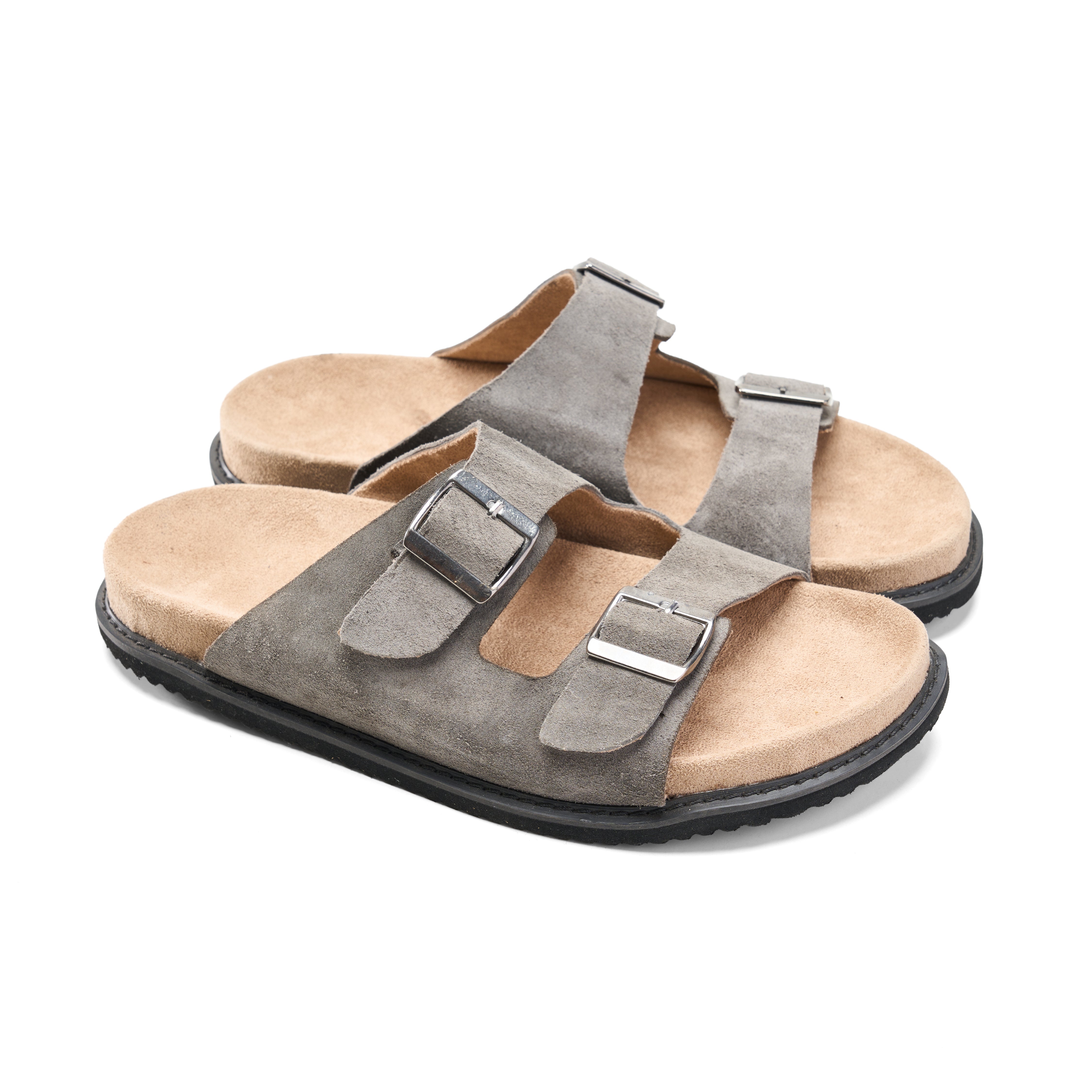 Eternal Greek Slides in Grey