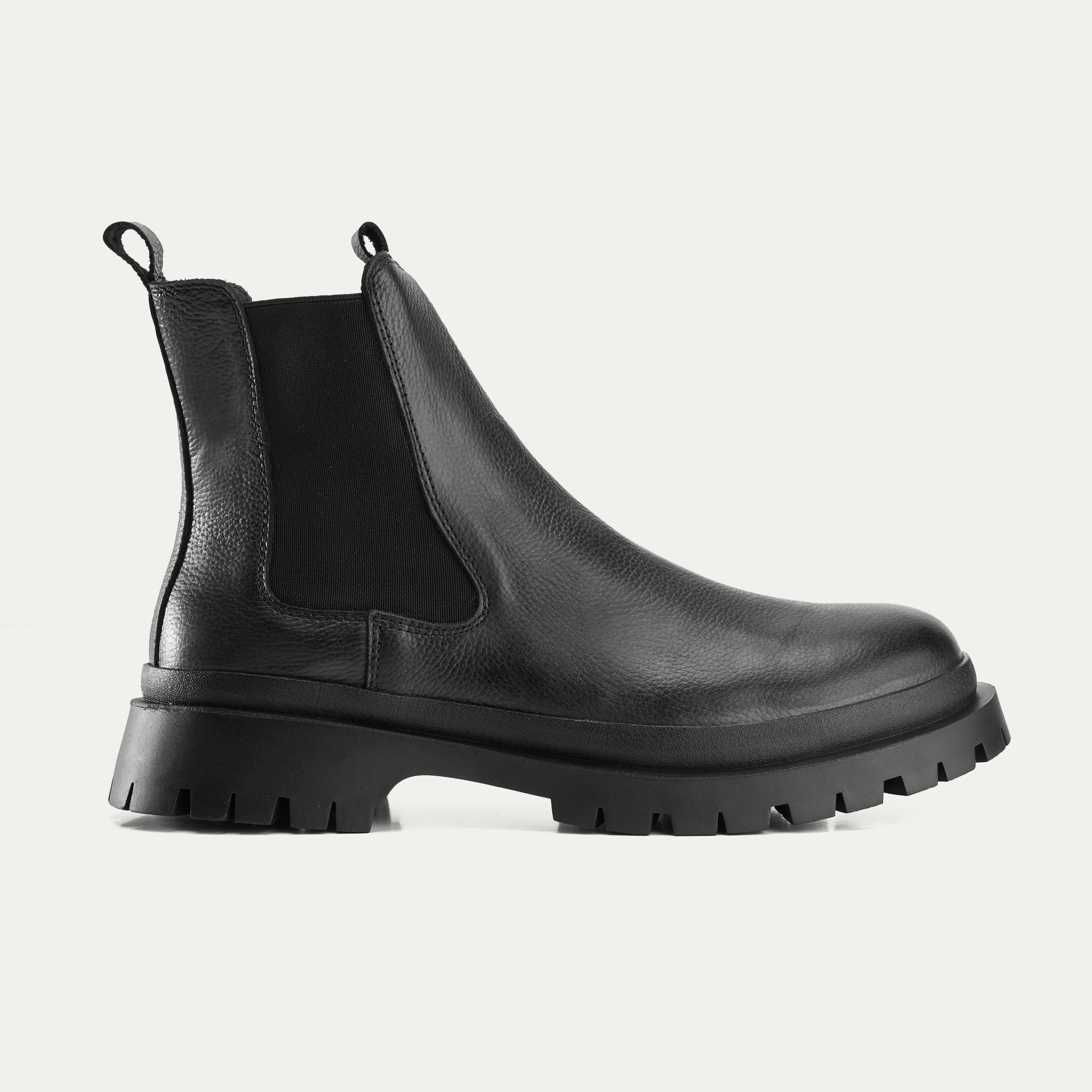City Leather Boots in Black