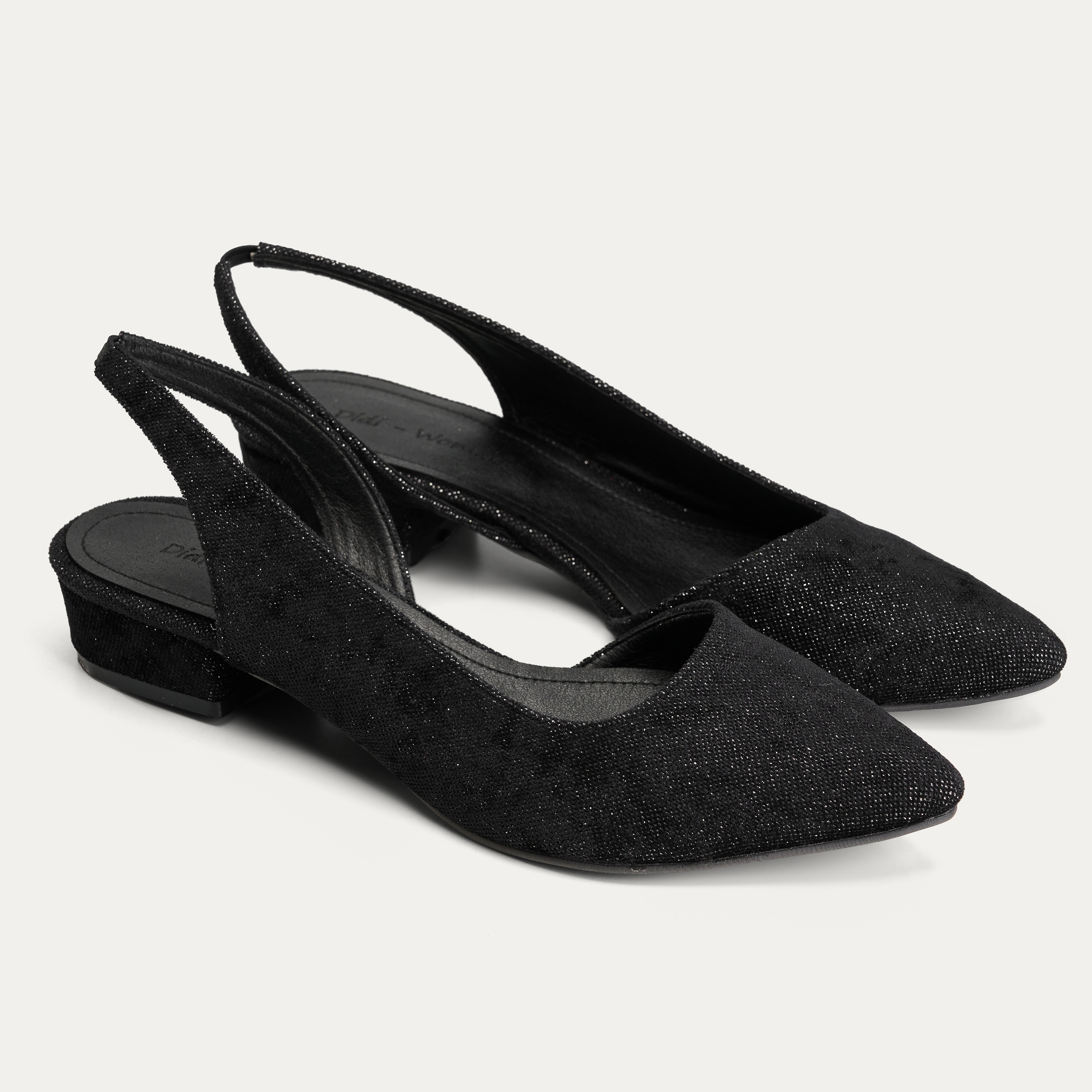 Shine Heels in Black