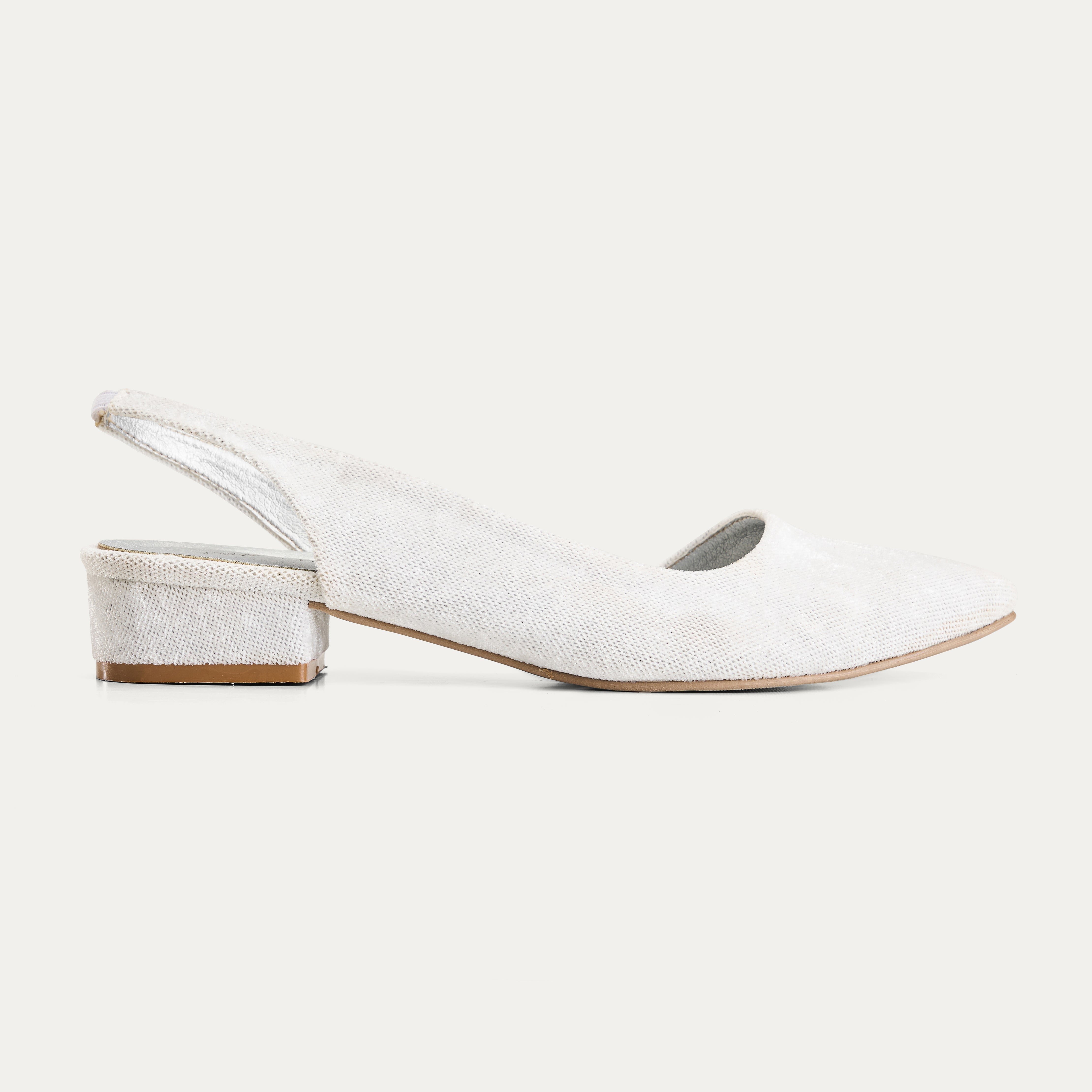 Shine Heels in White