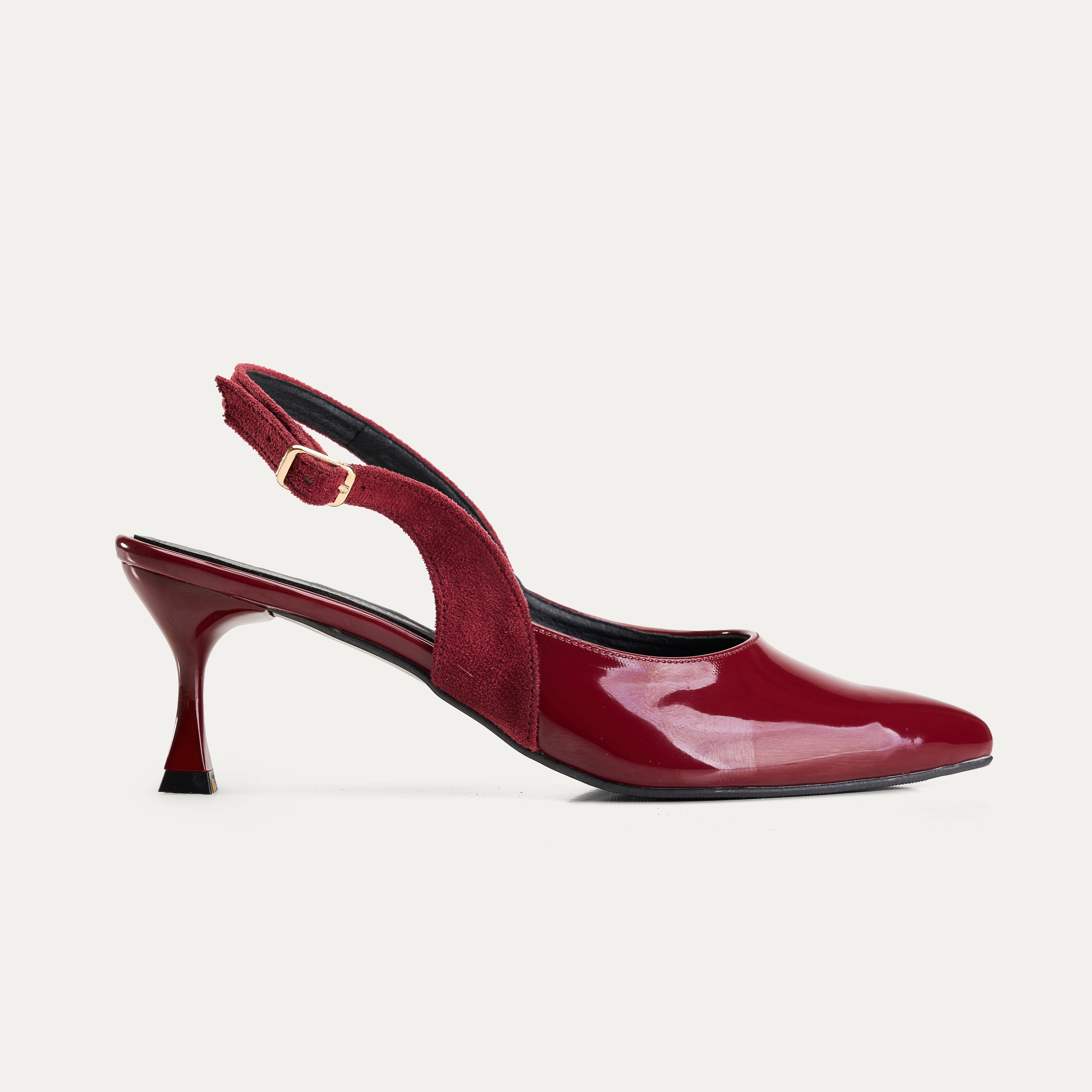 Veloura Heels in Burgundy