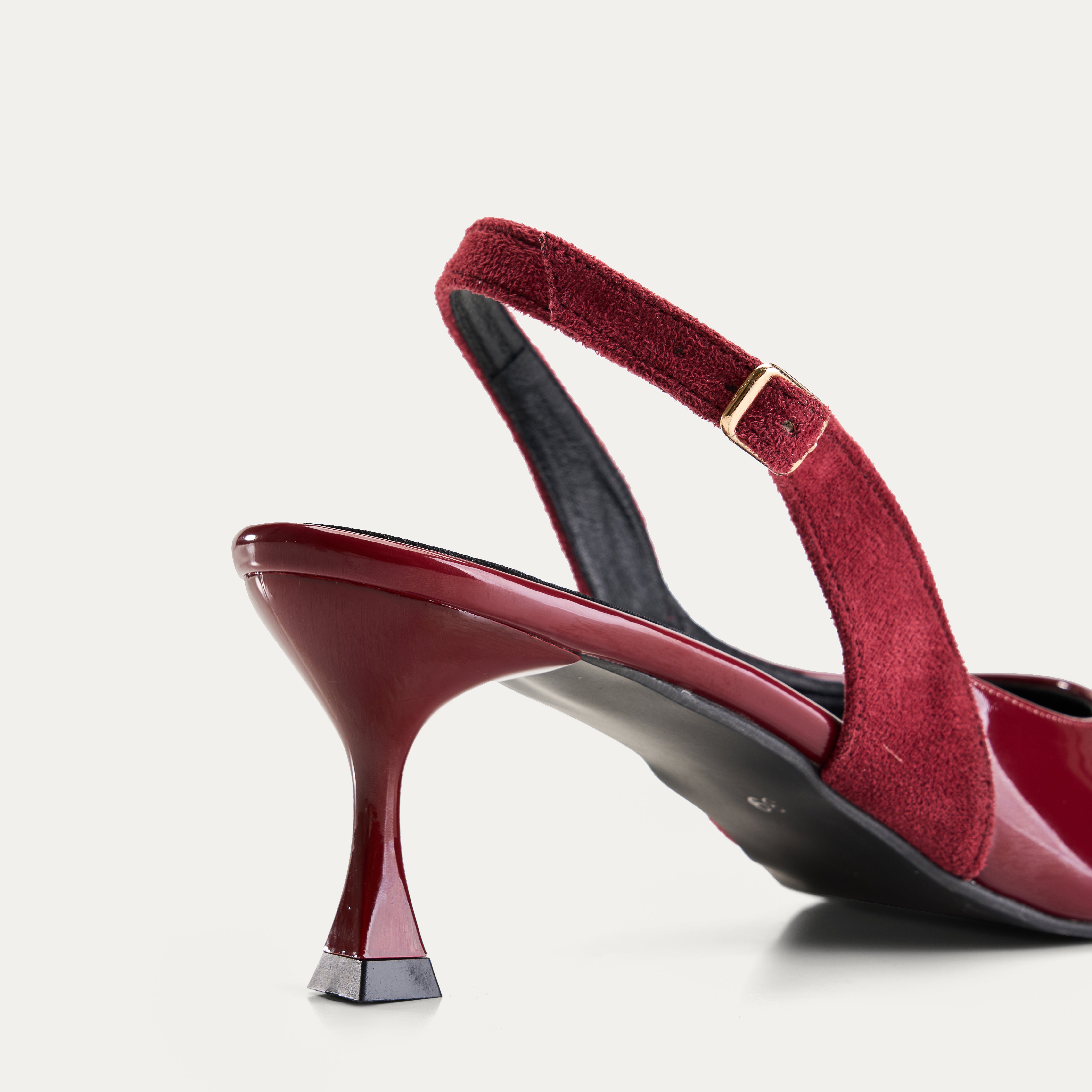 Veloura Heels in Burgundy