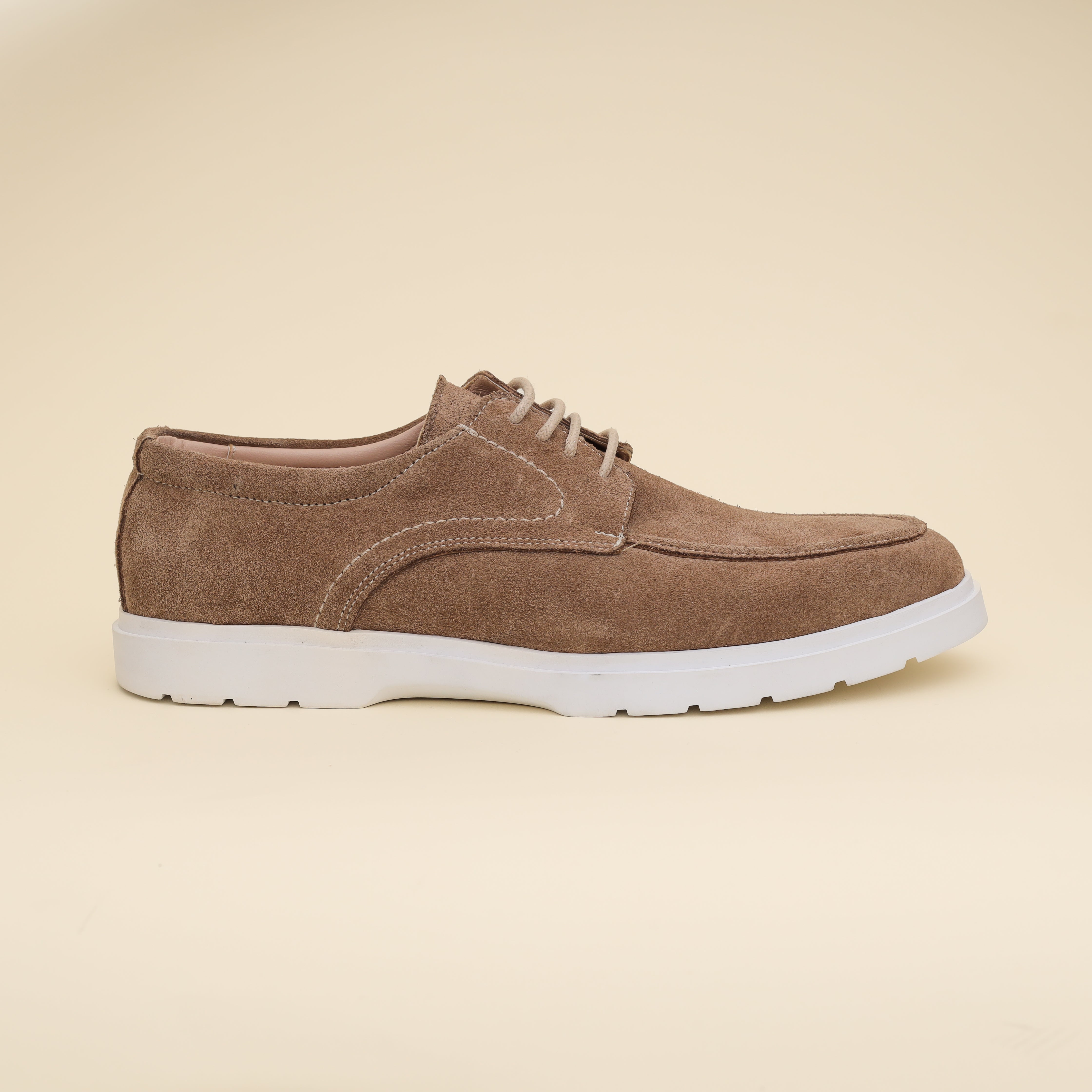 Lace-up Derby Beige