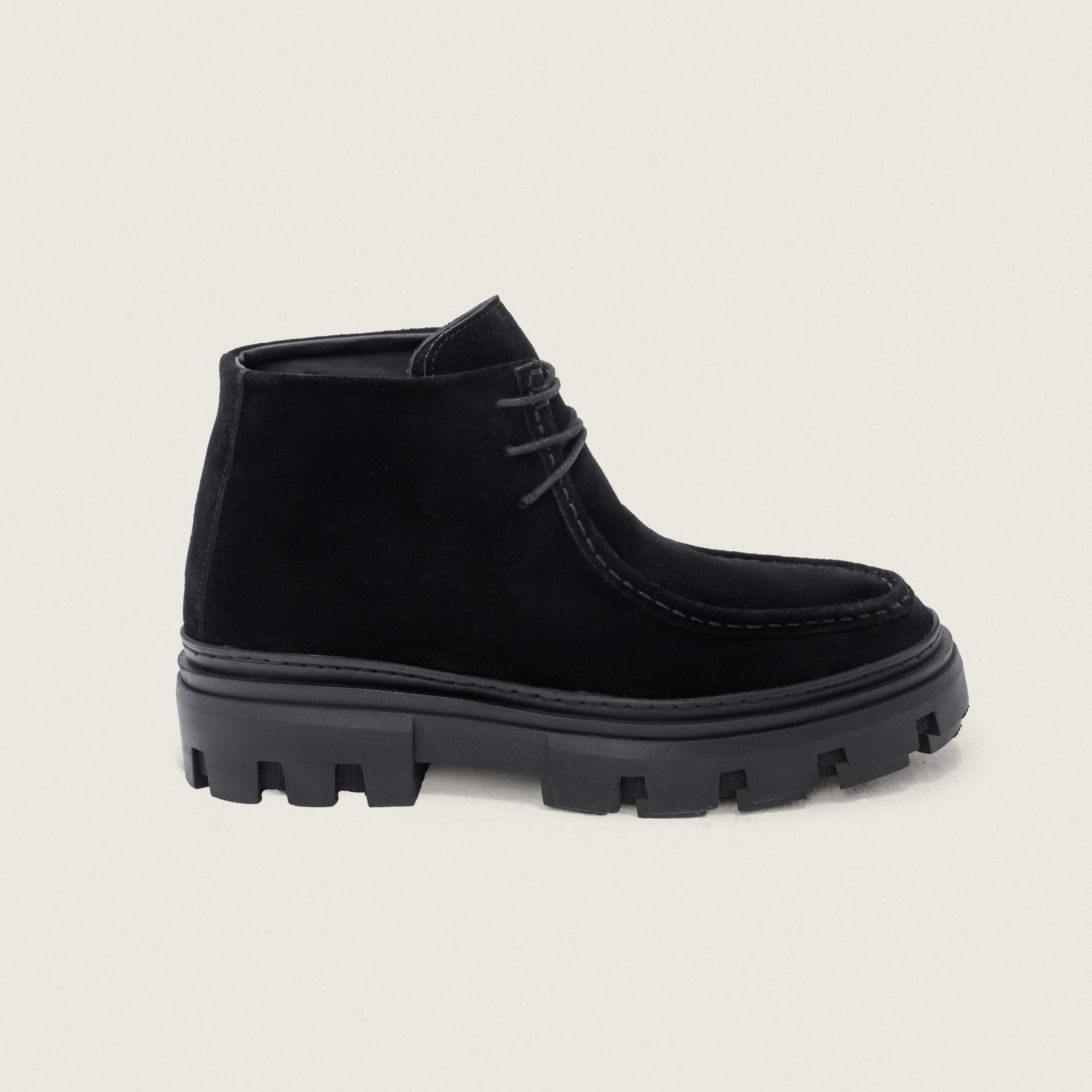 Chakka round suede black