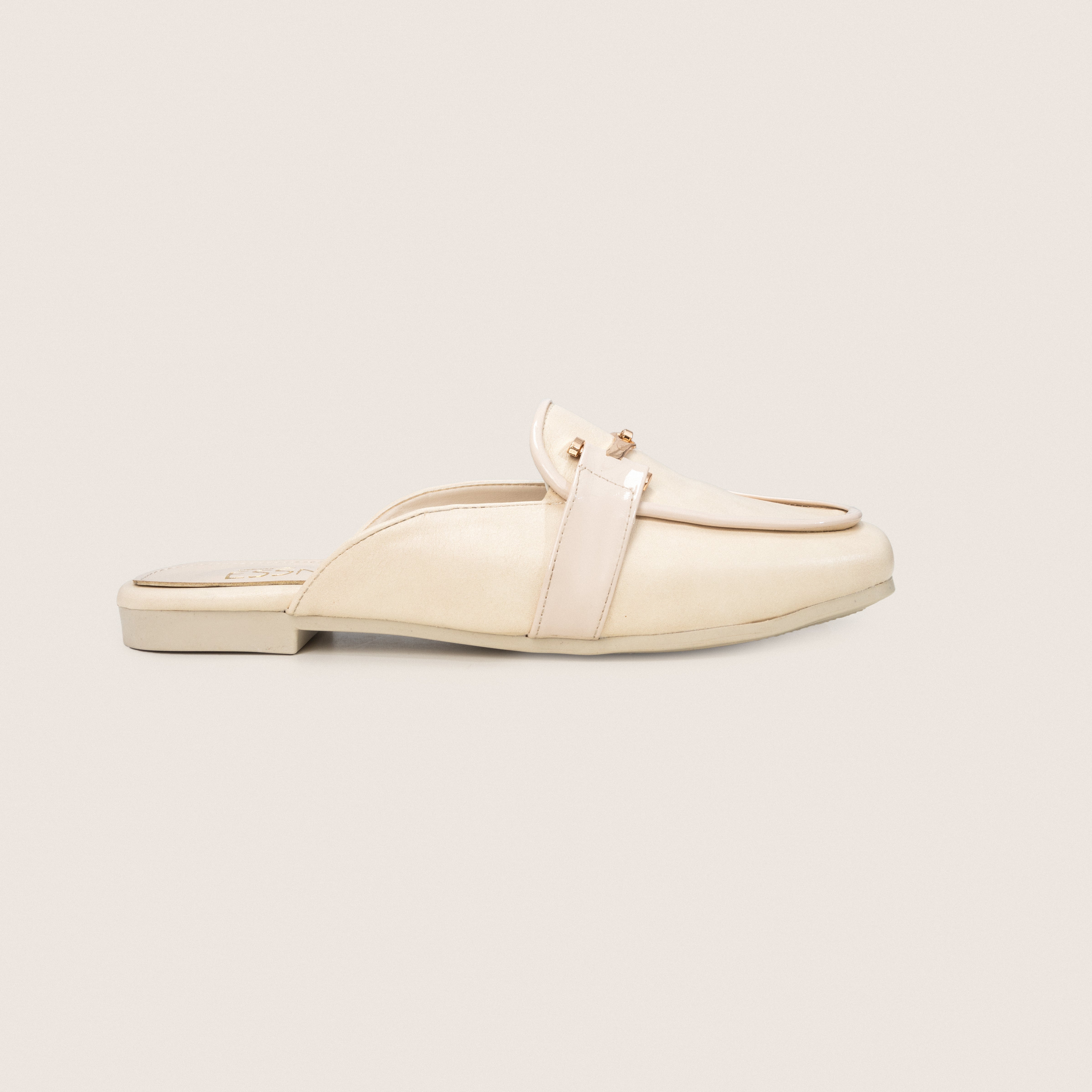Selene Mules in Off White