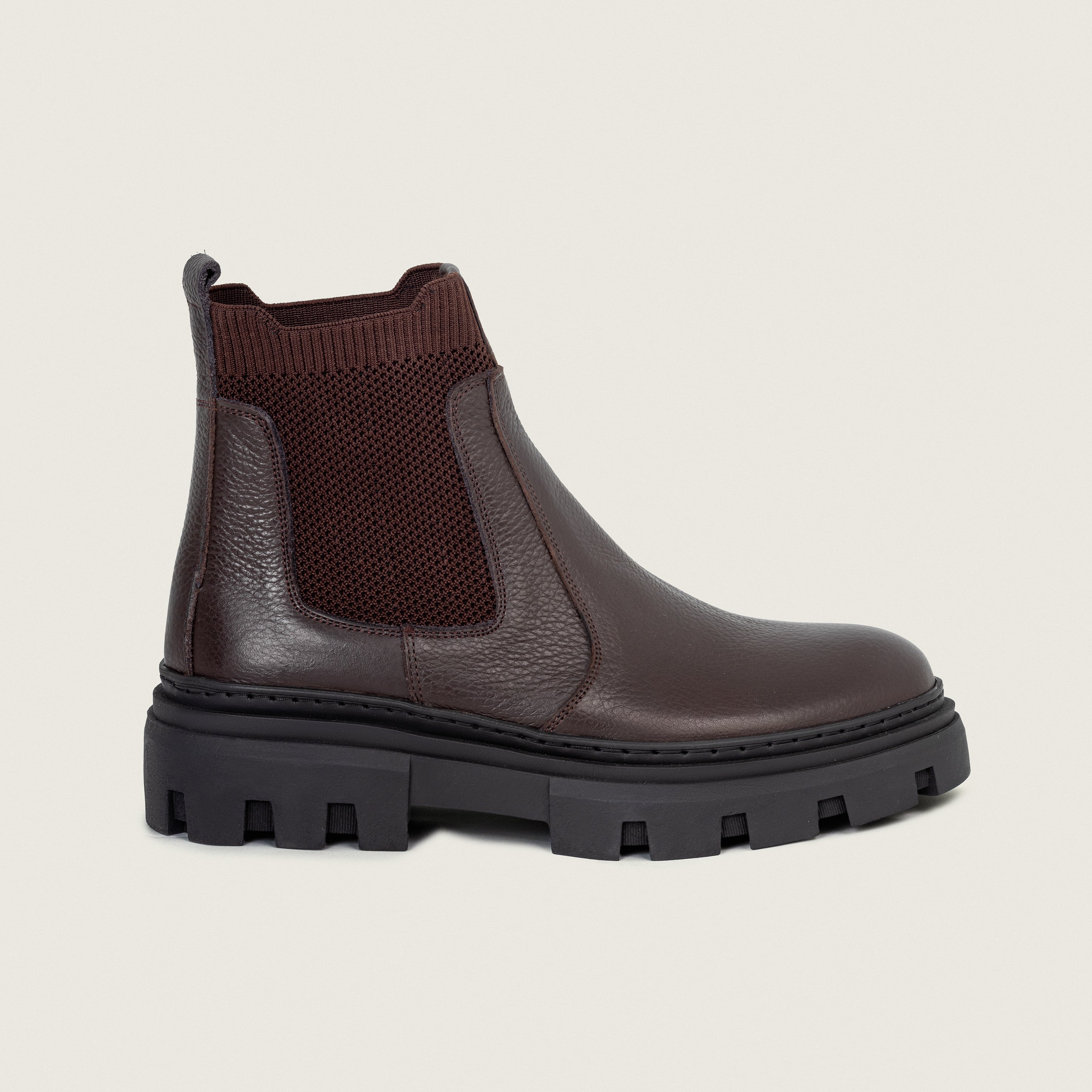 Chakka leather dark brown