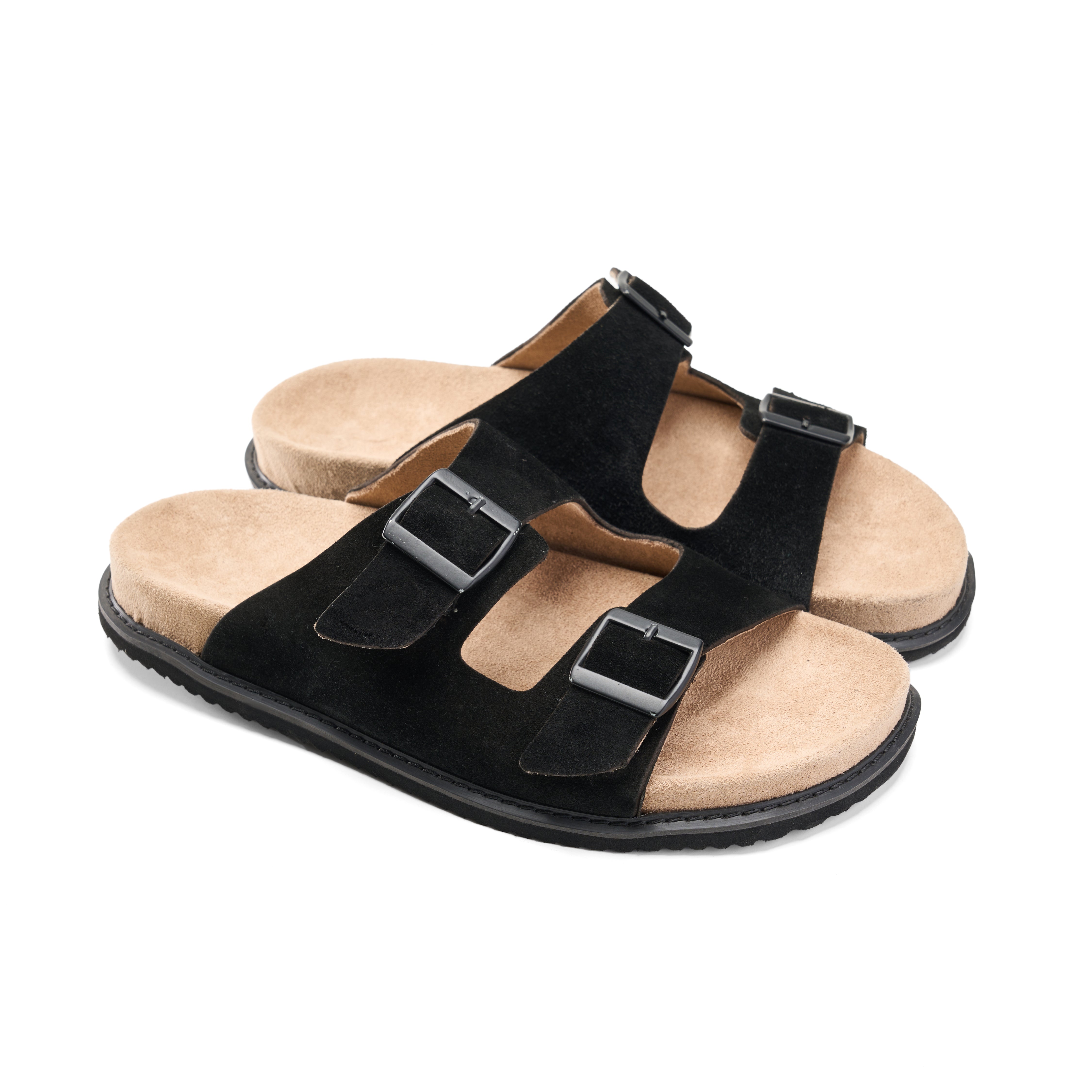 Eternal Greek Slides in Black