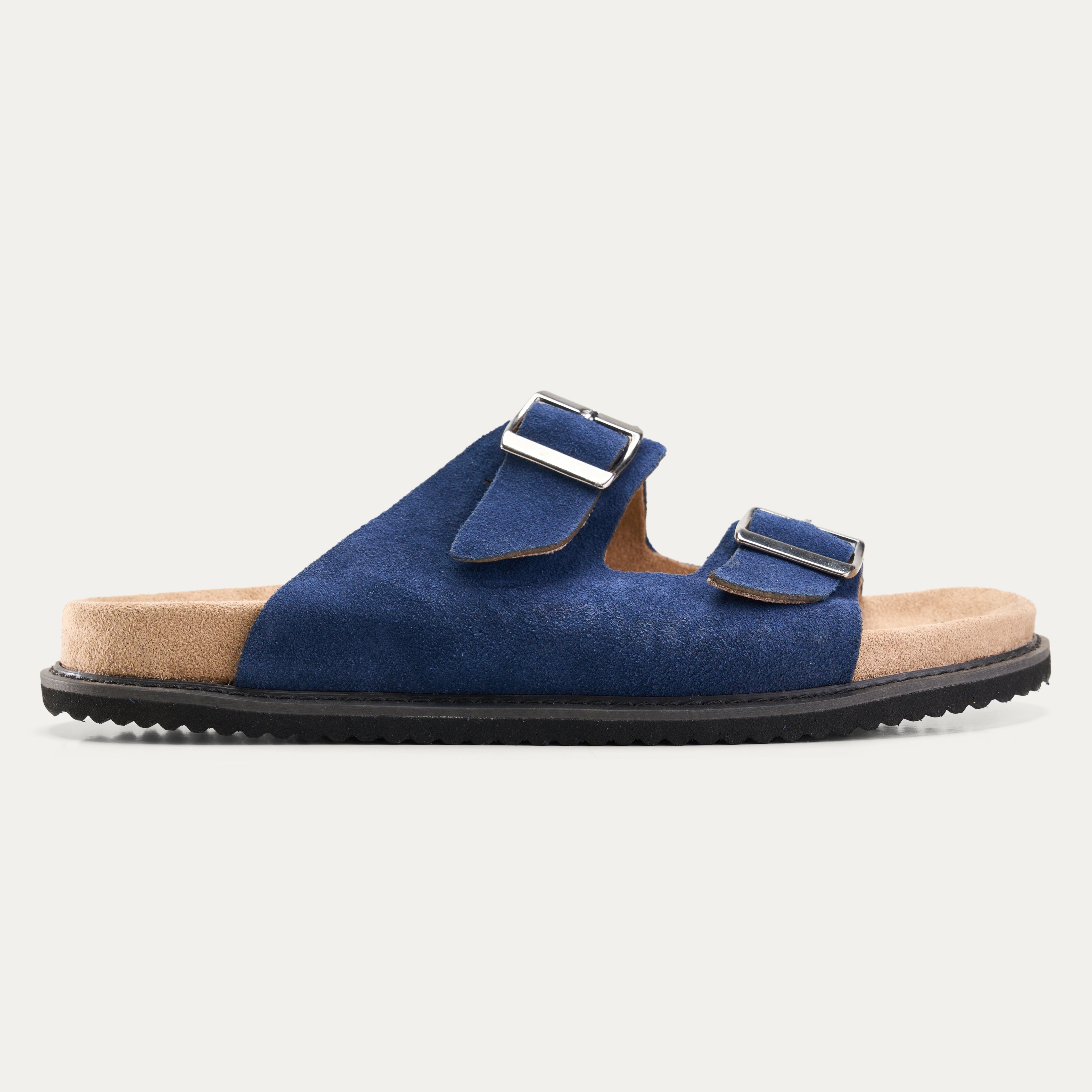 Eternal Greek Slides in Navy