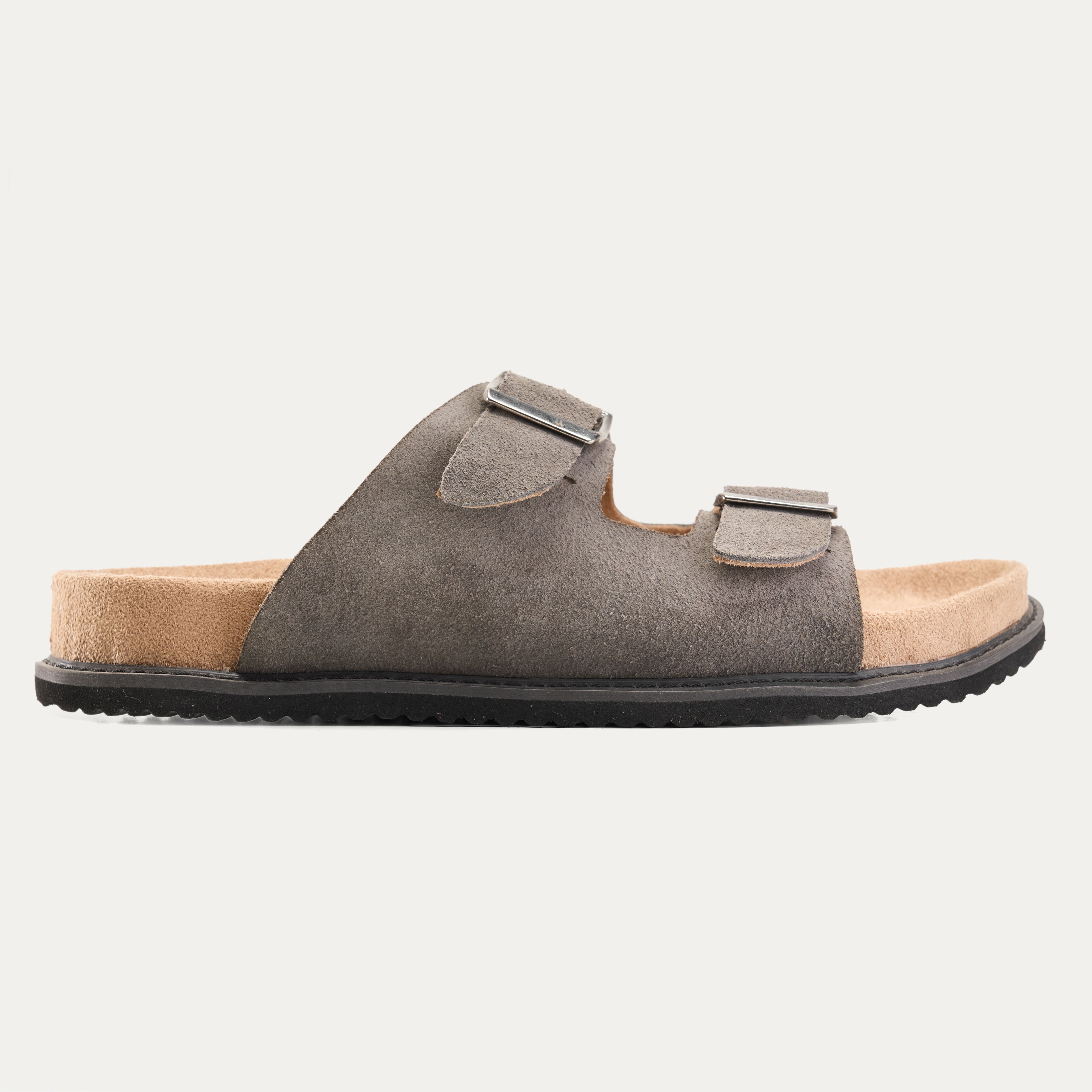 Eternal Greek Slides in Grey
