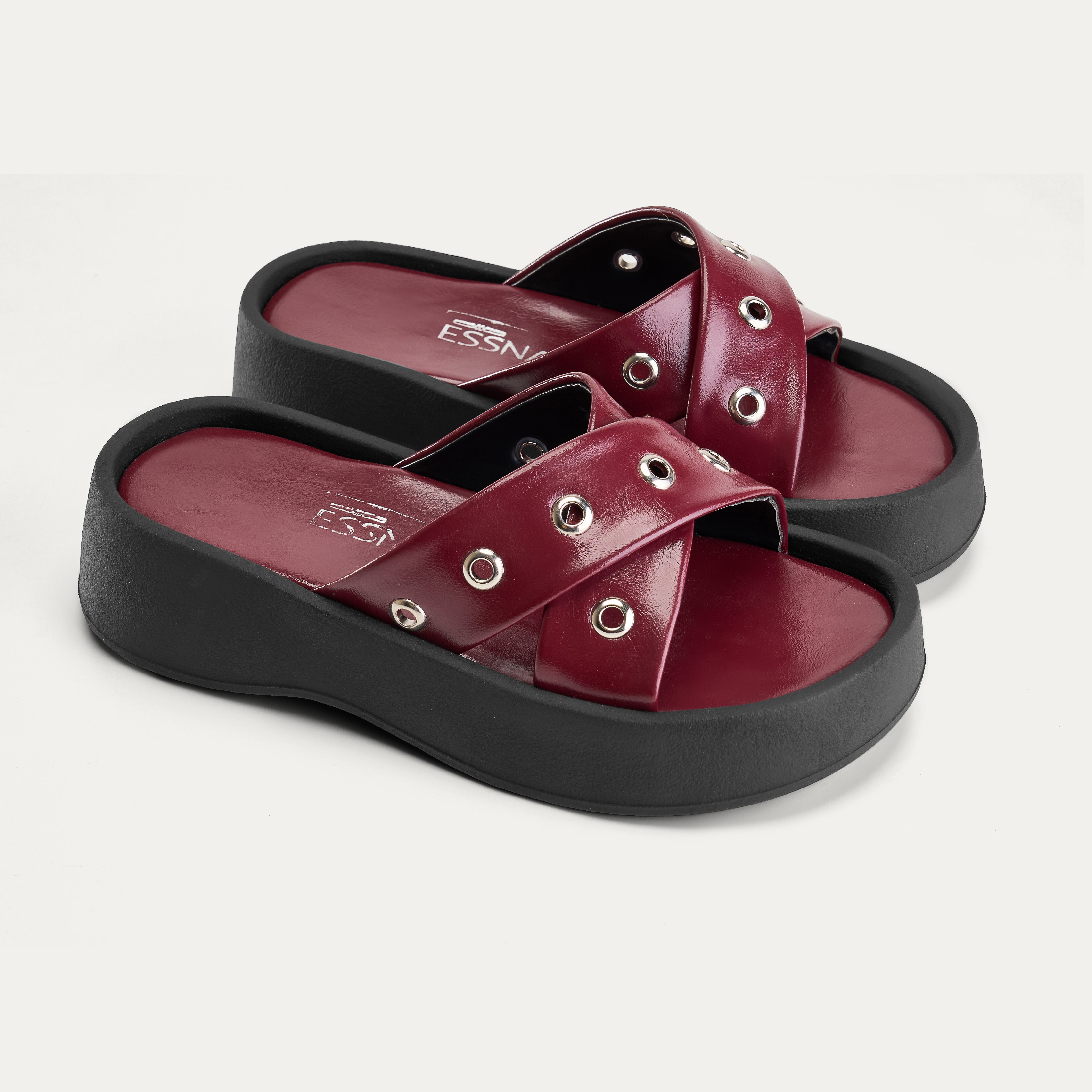 The ES7 Slides in Burgundy