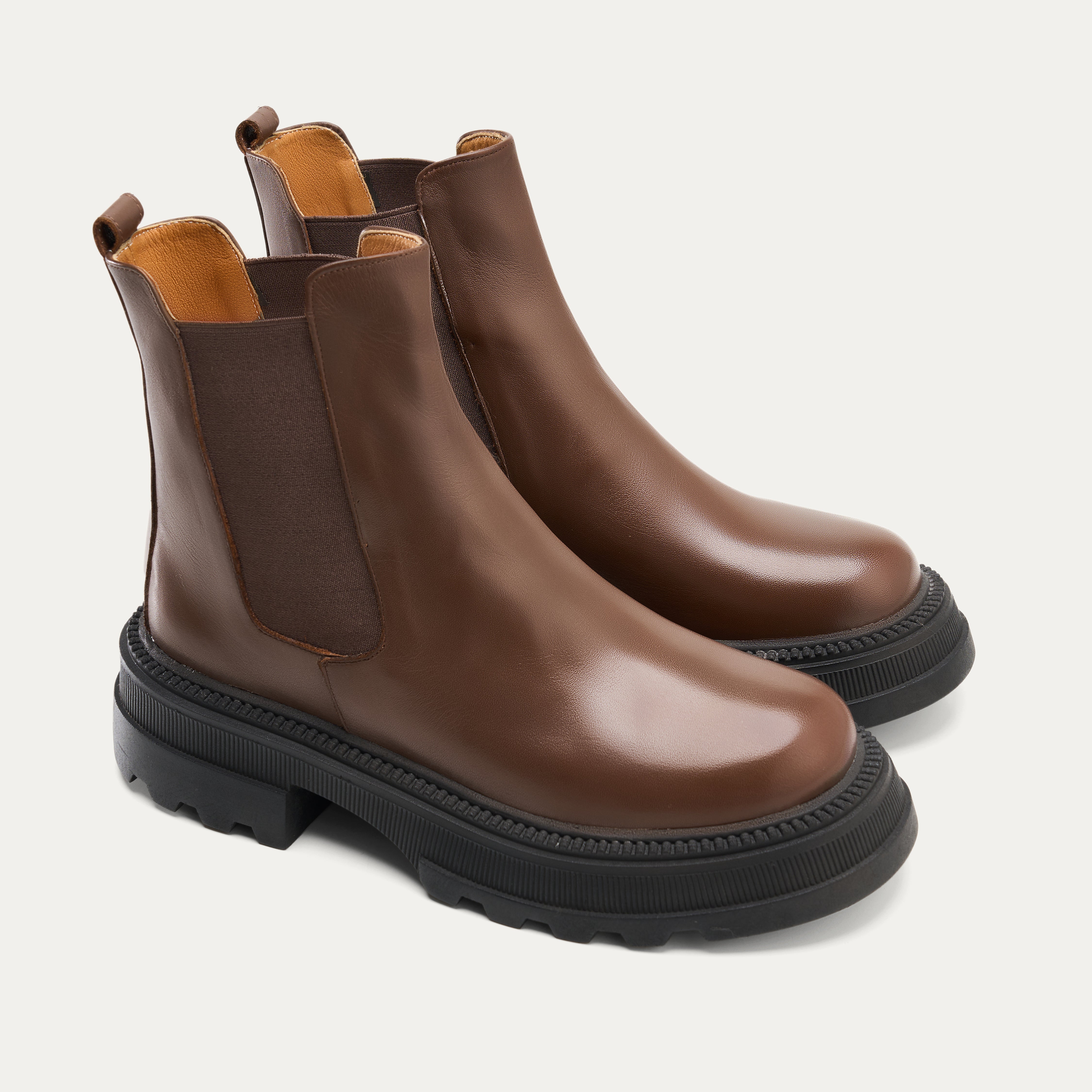 Chunky E.T. Boots in Brown Women