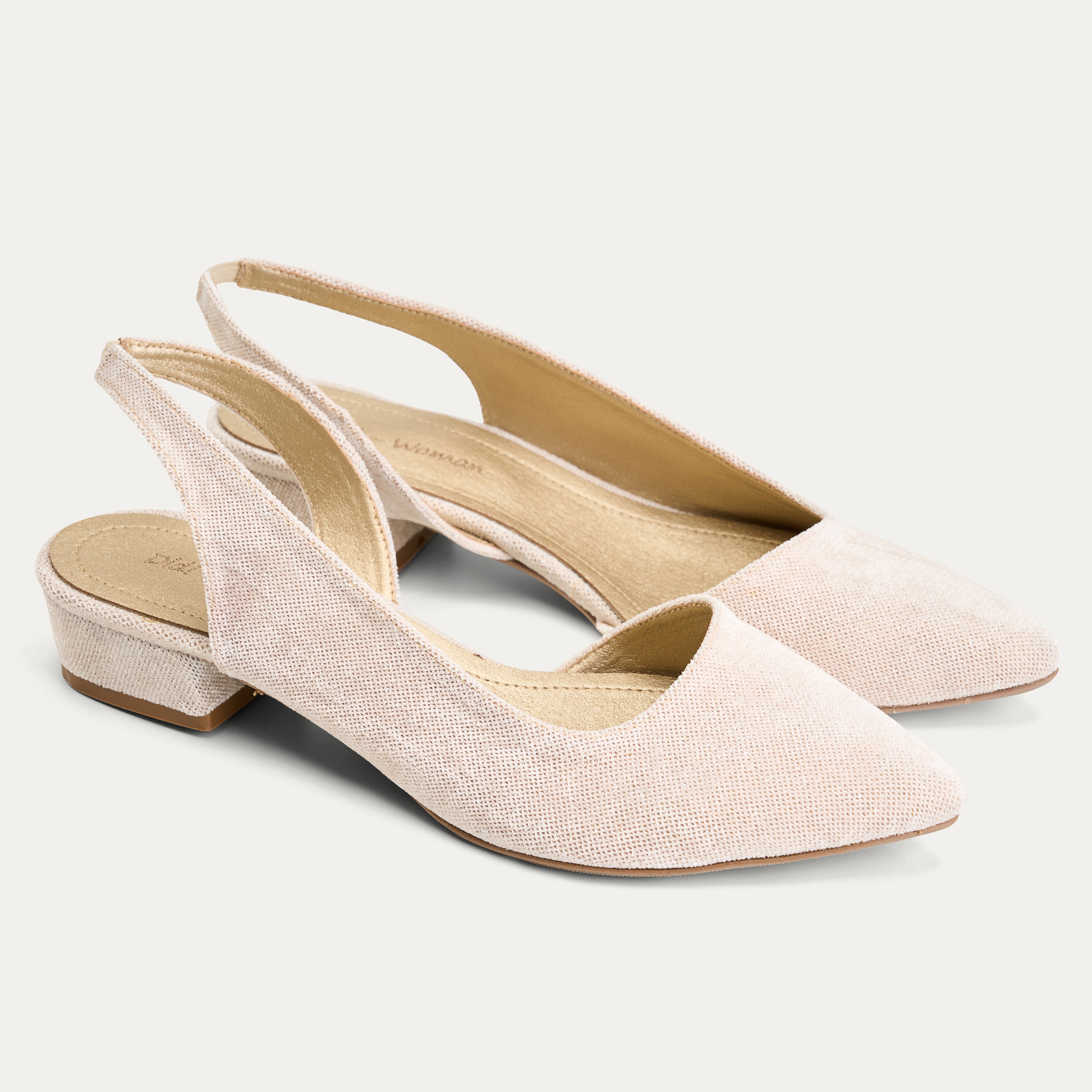 Shine Heels in Beige