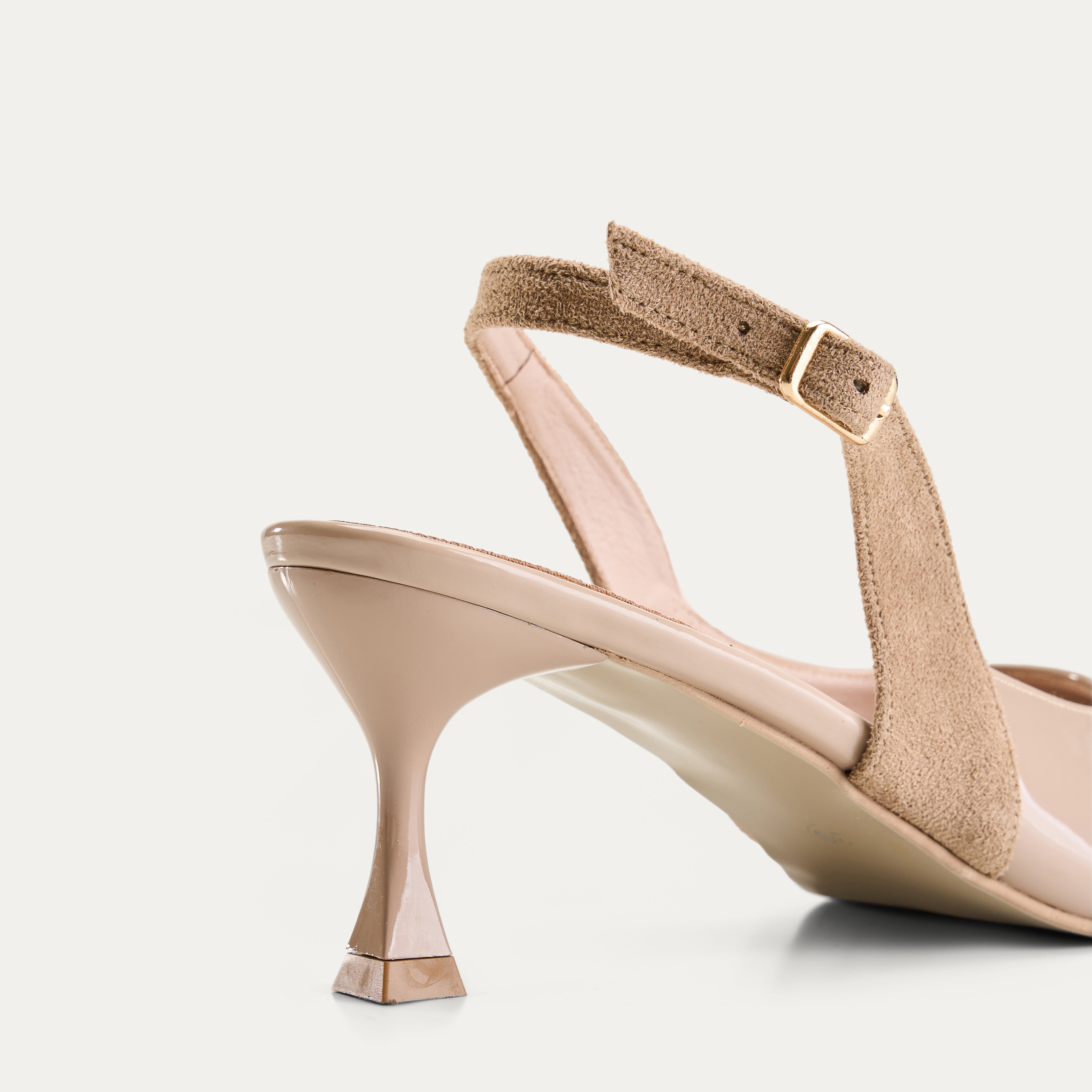 Veloura Heels in Beige